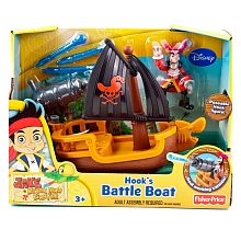 Comprar Fisher Price - Disney - Jake y los Piratas de Nunca Jamás - Barco de Batalla de Hook al mejor precio