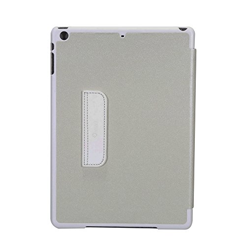Comprar Muvit MUCTB0221 - Funda folio para Apple iPad Air, plata/blanco al mejor precio