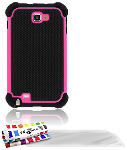 Comprar Muzzano F14451 - Funda para Samsung Galaxy Note, incluye 3 protectores de pantalla, color rosa caramelo al mejor precio
