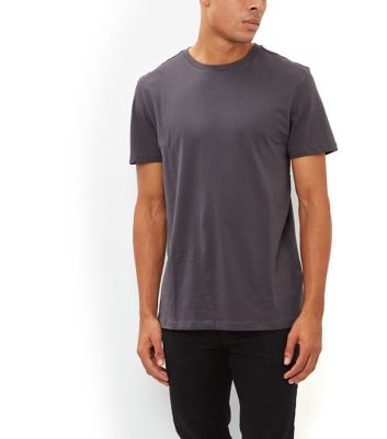 Comprar Dark Grey Crew Neck T-Shirt al mejor precio