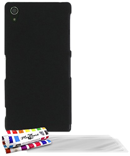 Comprar Muzzano F268045 - Funda para Sony Xperia Z2, incluye 3 protectores de pantalla, color negro al mejor precio