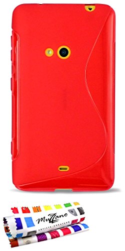 Comprar Muzzano F24744 - Funda para Nokia Lumia 625, color rojo al mejor precio