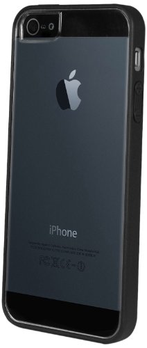 Comprar Muvit Bimat - Funda de goma + protector de pantalla para Apple iPhone 5/5S, negro al mejor precio