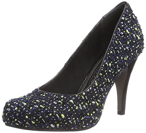 Tamaris 22412 - zapatos de tacón cerrados de material sintético mujer, color multicolor, talla 35