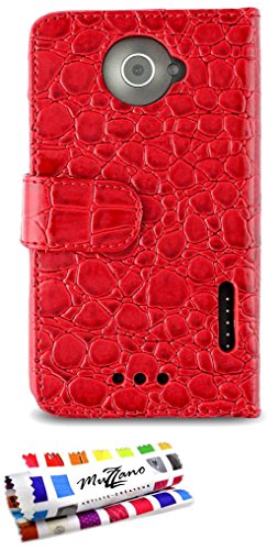 Comprar Muzzano F33F6-10098779 - Funda para HTC One X+, color rojo al mejor precio