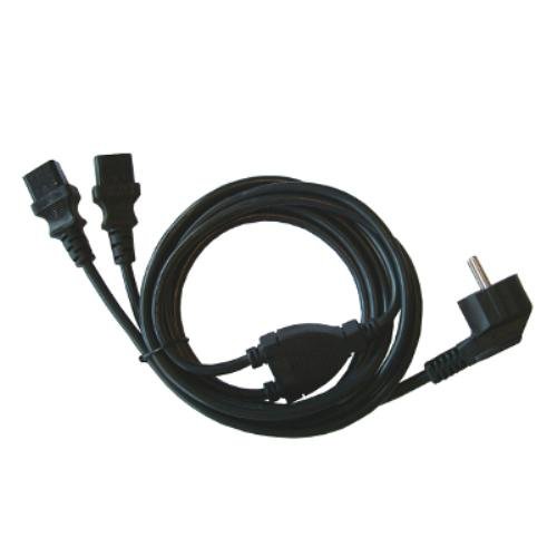 Comprar CABLE ALIMENTACION CPU 2 TOMAS CPU - RED 1.8M NEGRO al mejor precio
