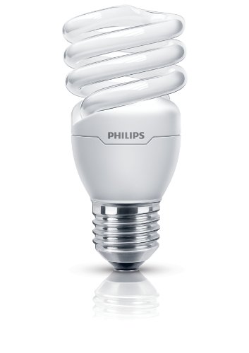 Comprar Philips Tornado Bombilla espiral de bajo consumo - Lámpara (Espiral, E27, Color blanco, A, Blanco cálido, 5 - 40) al mejor precio