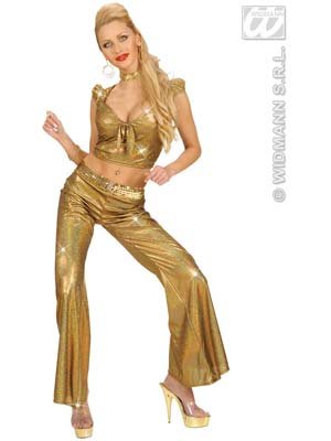Comprar Golden disco trousers for women (accesorio de disfraz) al mejor precio