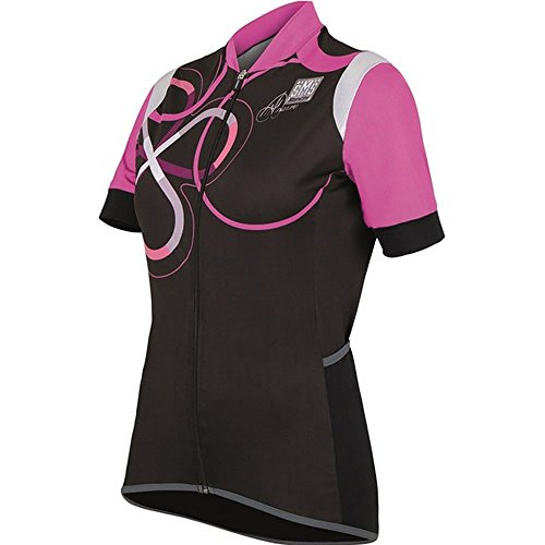 Comprar Santini Fashion Anna - Maillot de ciclismo para hombre, color Negro (Black/Rose Pink), talla 2XL al mejor precio