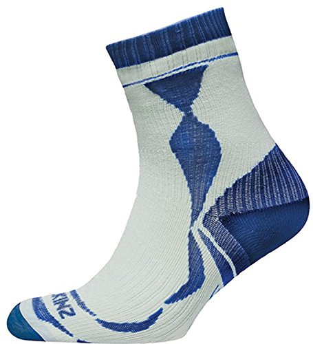 Comprar Calcetines de Sealskinz delgada de tobillo alto, colour blanco/azul marino, L, 111140214430 al mejor precio