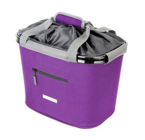 Comprar De Lux Blue Bird - Cesta para manillares de bicicleta (fijación Quick-Clip, 20 litros) turquesa morado al mejor precio