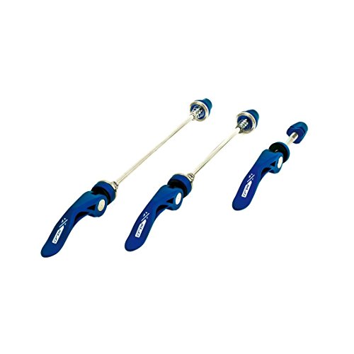 Comprar Juego de Cierres Rueda y Sillín XLC Cierres Rápidos Azul al mejor precio