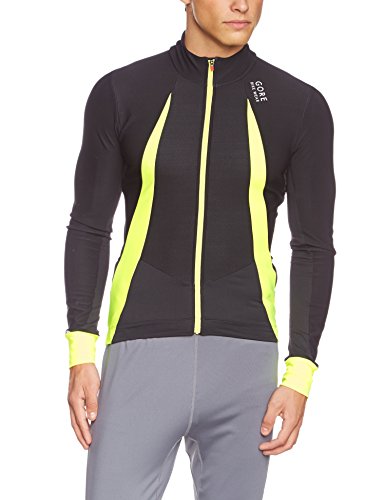 Comprar Gore Bike Wear Oxygen Windstopper - Maillot para hombre, color negro / amarillo, talla S al mejor precio