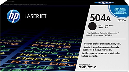 Comprar HP CE250A - Cartucho de tóner original LaserJet HP 504A negro al mejor precio