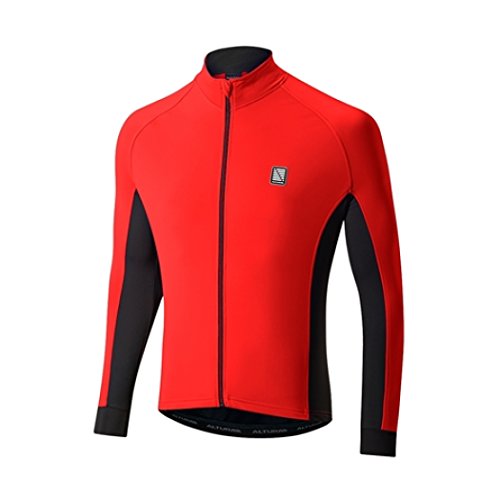 Comprar Jersey Mtb De Manga Larga Altura 2016 Peloton Team Rojo-Negro (M , Rojo) al mejor precio