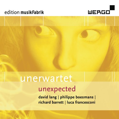 Comprar musikFabrik Edition. Unerwartet. Lang, Boesmans, Barrett, Francesconi. al mejor precio