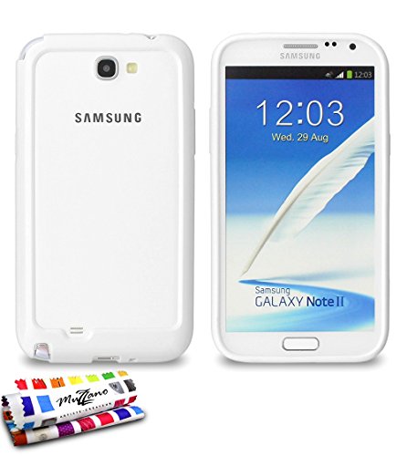 Comprar Muzzano F14664 - Funda para Samsung Galaxy Note 2, color blanco al mejor precio