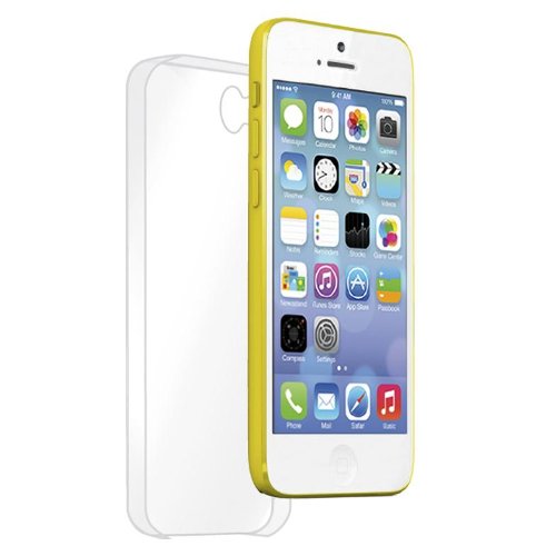 Comprar Muvit MUCRY0023 - Carcasa cristal para Apple iPhone 5C, transparente al mejor precio