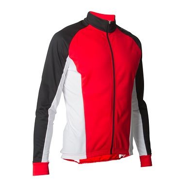 Comprar Maillot manga larga bicicleta hombre 500 rojo/negro B'TWIN al mejor precio