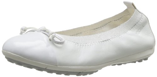 Comprar Geox J PIUMA BAL.F J11B0F00043C1000 - Bailarinas de lona para niñas, color blanco, talla 38 al mejor precio