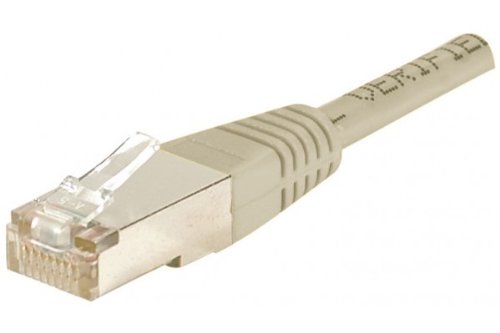 Comprar Dexlan 852511 - Cable de red RJ45 (FTP, cat. 6, 0,30 m), color gris al mejor precio