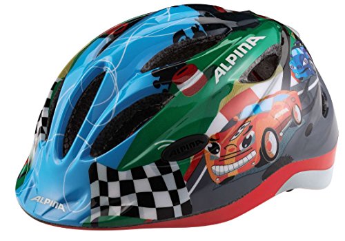 Alpina Gamma Flash 2.0 - Casco de ciclismo infantil, color multicolor , talla M ( 51 - 56 cm ) ,talla M ( 51 - 56 cm )