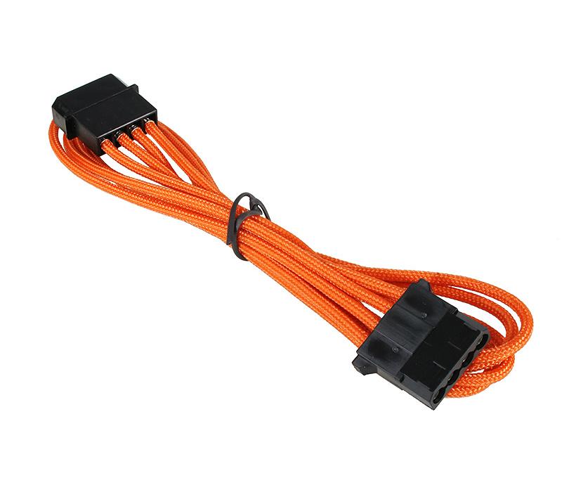 Comprar BitFenix Alargador Molex 45cm - sleeved orange/black al mejor precio