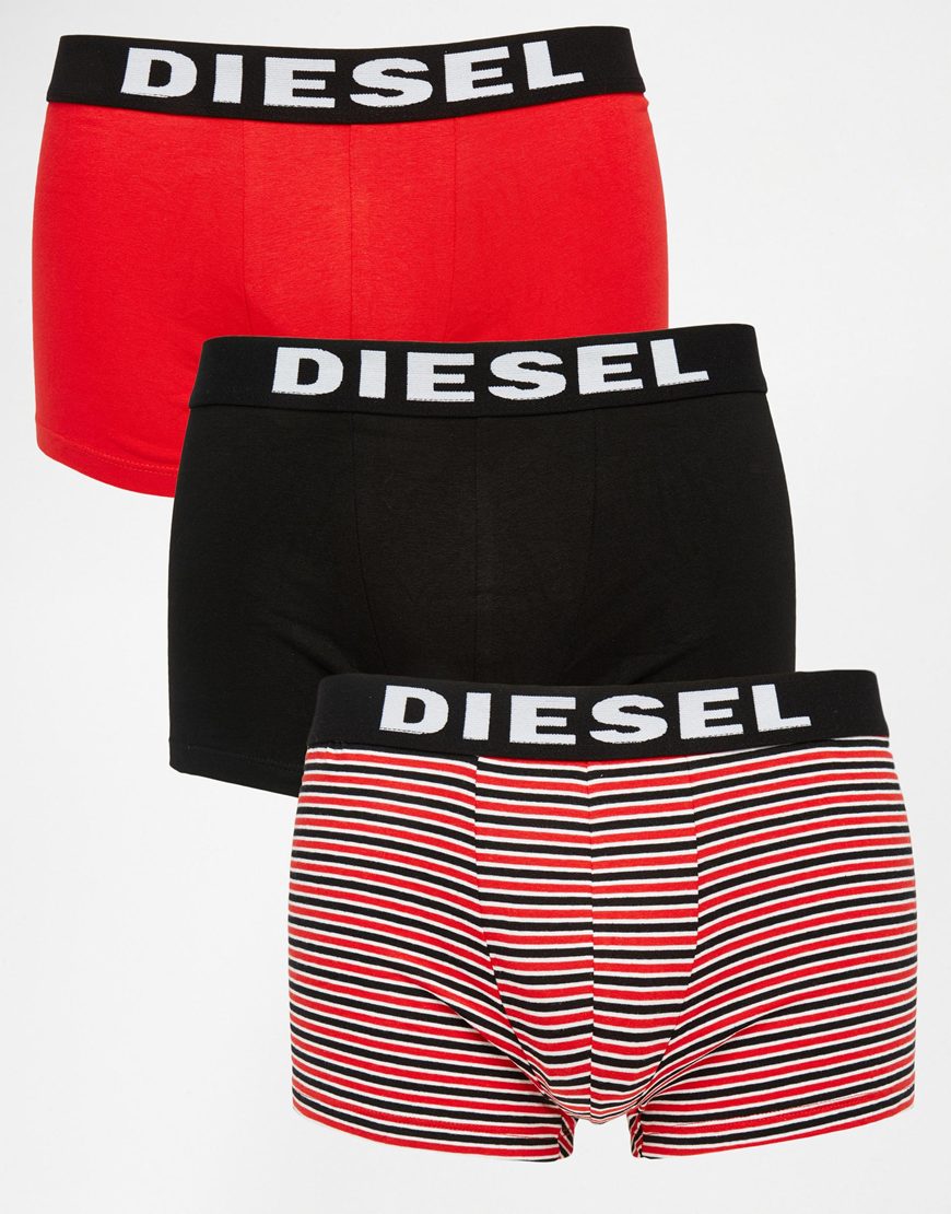 Comprar Pack de 3 calzoncillos de Diesel al mejor precio