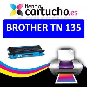 Comprar Toner CYAN BROTHER TN 135 compatible, sustituye al toner original TN-135CToner CYAN BROTHER TN 135 compatible, sustituye al toner original TN-135C al mejor precio