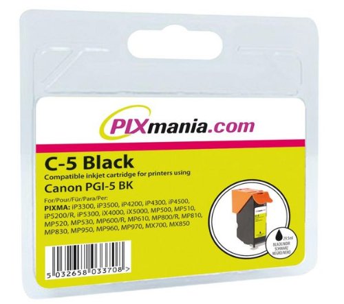 Comprar TIKOO Cartucho de tinta C-5 B (159C000501) equivalente al Canon PG-5 BK - negro al mejor precio