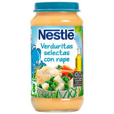 Comprar Tarrito Nestlé Verduras Selectas y Rape 250 g. al mejor precio
