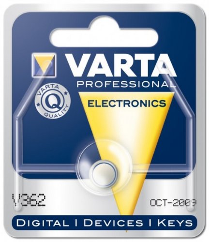 Comprar Varta 1x 1.55V V 362 - Pilas (De óxido de plata, Button/coin, 1.55V, 2,1 mm, 7,9 mm, 0,4g) al mejor precio