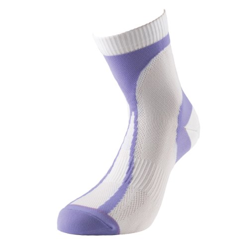 Comprar 1000 Mile Racer Ultra ligero Correr  - Calcetines para mujer, tamaño M (UK 6-8.5/EUR 39-42.5), color blanco con violeta al mejor precio