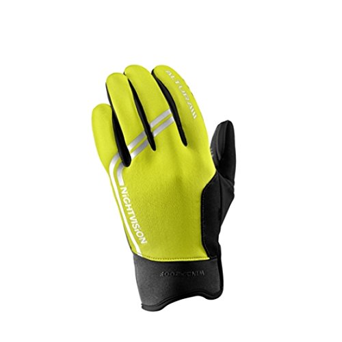 Comprar Guantes Btt Altura Night Vision - Windproof Hi Vis Amarillo-Negro (Xxl , Amarillo) al mejor precio