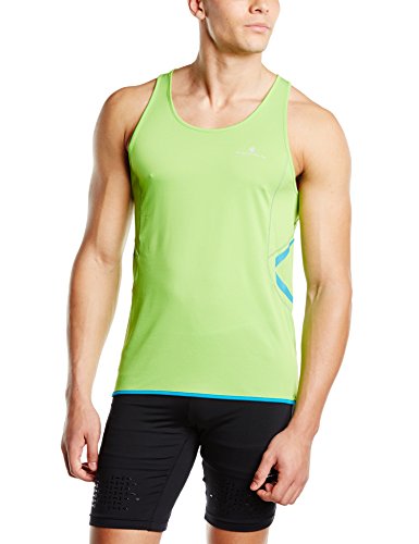 Comprar Ronhill Advance - Camiseta sin mangas de running para hombre, color Verde (Gecko/Kingfisher), talla S al mejor precio