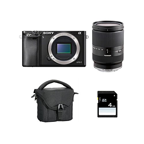 Comprar SONY ALPHA 6000 NOIR + TAMRON 18-200 NOIR + Sac + SD 4 Go al mejor precio