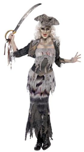 Comprar Genérico - 355500 - Disfraces de Halloween Mujer Fantasma Pirata - Pequeño al mejor precio