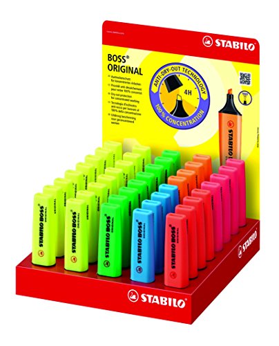 Comprar Stabilo Boss - Expositor de 40 marcadores de texto fluorescentes, colores surtidos al mejor precio