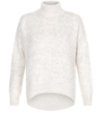 Comprar Stone Funnel Neck Curved Hem Jumper al mejor precio