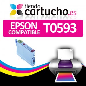 Comprar CARTUCHO COMPATIBLE EPSON T0593 MAGENTACARTUCHO COMPATIBLE EPSON T0593 MAGENTA al mejor precio