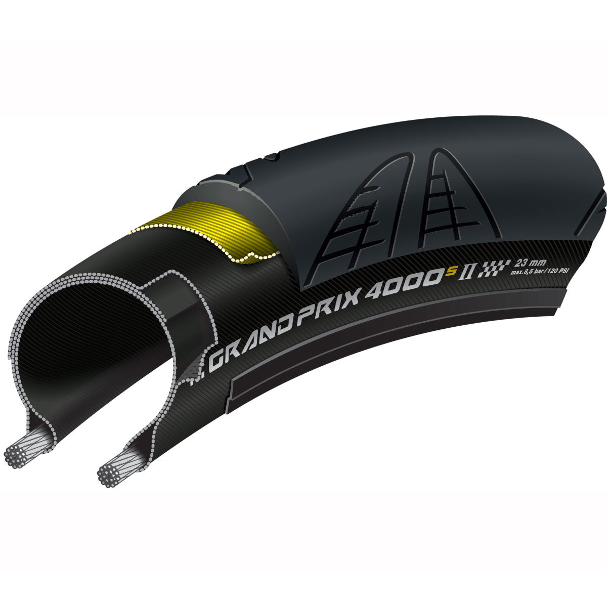 Comprar Cubierta plegable de carretera Continental Grand Prix 4000S II - Cubiertas para carretera al mejor precio