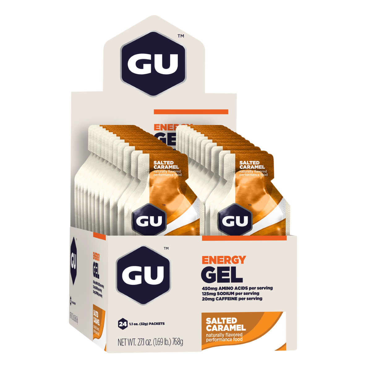 Comprar Geles energéticos con cafeína GU (24 x 32 g) - Geles energéticos al mejor precio