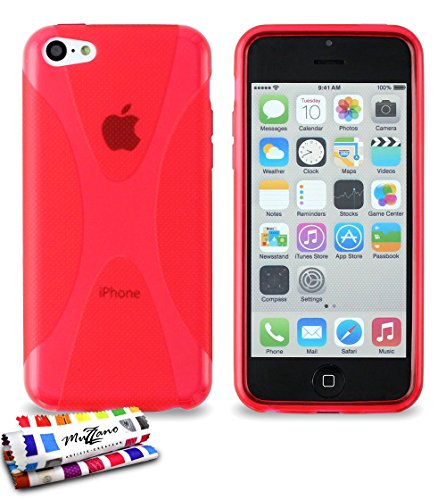 Comprar Muzzano F19857 - Funda para Apple iPhone 5C, color rojo al mejor precio