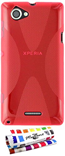 Comprar Muzzano F7392 - Funda para Sony Xperia L, color rojo al mejor precio