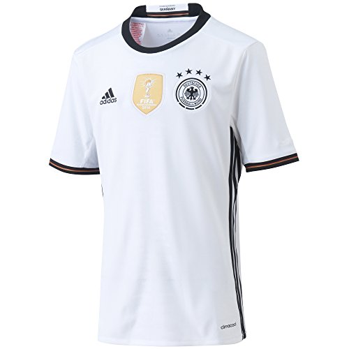 Comprar adidas DFB H Jsy Y - Camiseta para niño, Euro 2014, color blanco / negro, talla 152 al mejor precio