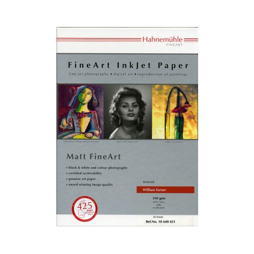 Comprar Hahnemühle William Turner A4, 310 g - Papel (310 g, 35 - 65 %, 10 - 30 °C, 50 - 86 °F, A4) al mejor precio