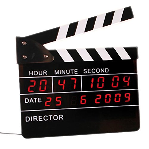 Comprar Reloj Despertador Digital Claqueta de Cine al mejor precio