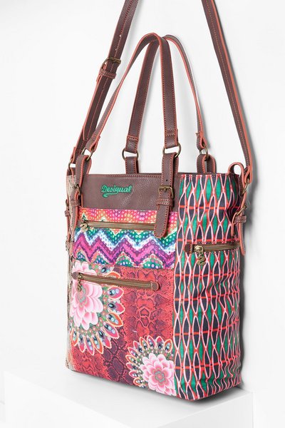 Comprar Desigual - Mujer - Shopper con bolsillos étnico - Argentina Tanzania - Size U al mejor precio