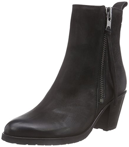 Comprar billi bi Copenhagen gefütterte Stiefelette - botas de caño bajo de cuero mujer, color negro, talla 42 al mejor precio