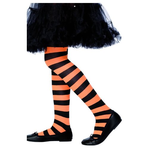 Comprar Medias Negro Naranja medias de nylon 6-12 años al mejor precio